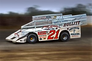 Motorsport Photography - Dirt Track Late Model - Loy Allen, Jr