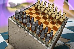 Digital Illustration of Chess Board - Adobe Illustrator